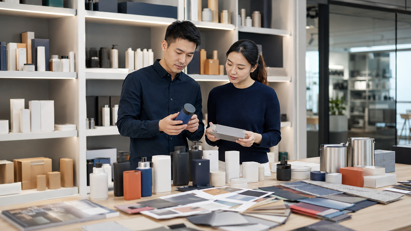 Private-label product and packaging development review